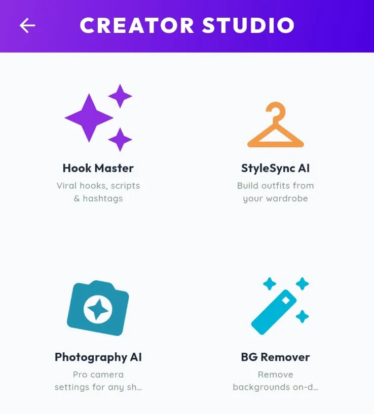 CEMP Life Creator Studio screen